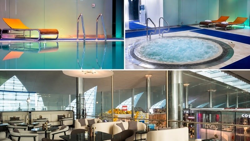Lounge Access with Pool, Jacuzzi & Steam room
